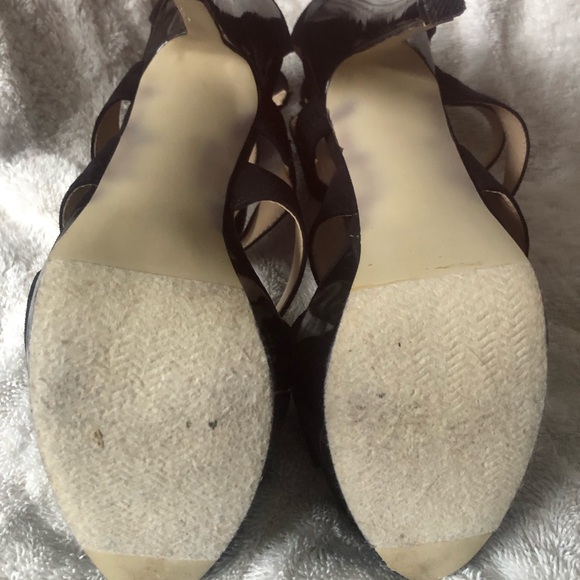 5 inch black Elizabeth Bradley heels - Picture 5 of 5